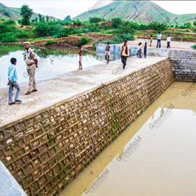 On site Rainwater Harvesting at NMDC Panna